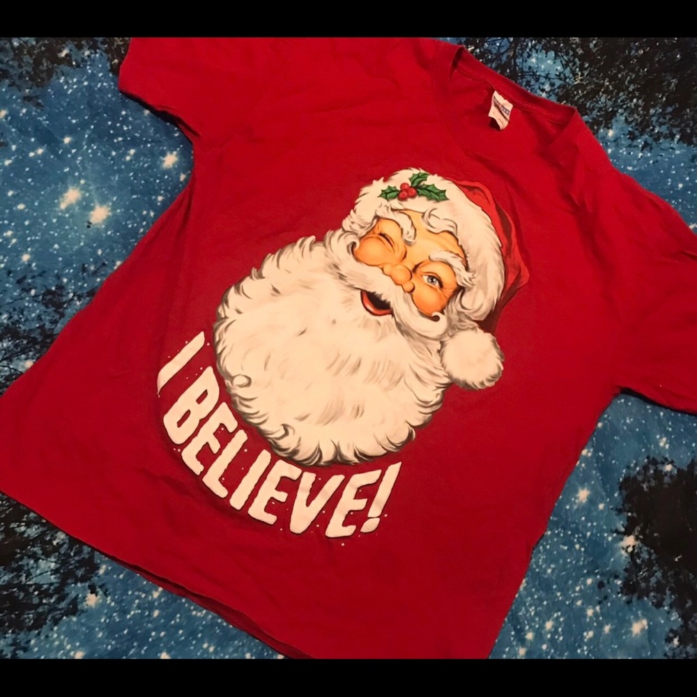 I believe Santa T-shirt